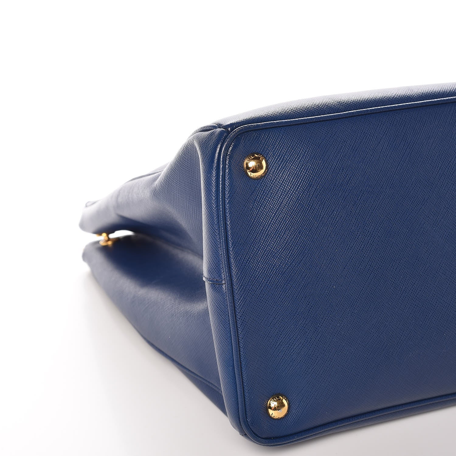 Prada Saffiano Lux Extra Large Galleria Double Zip Tote Bluette 8 of 9