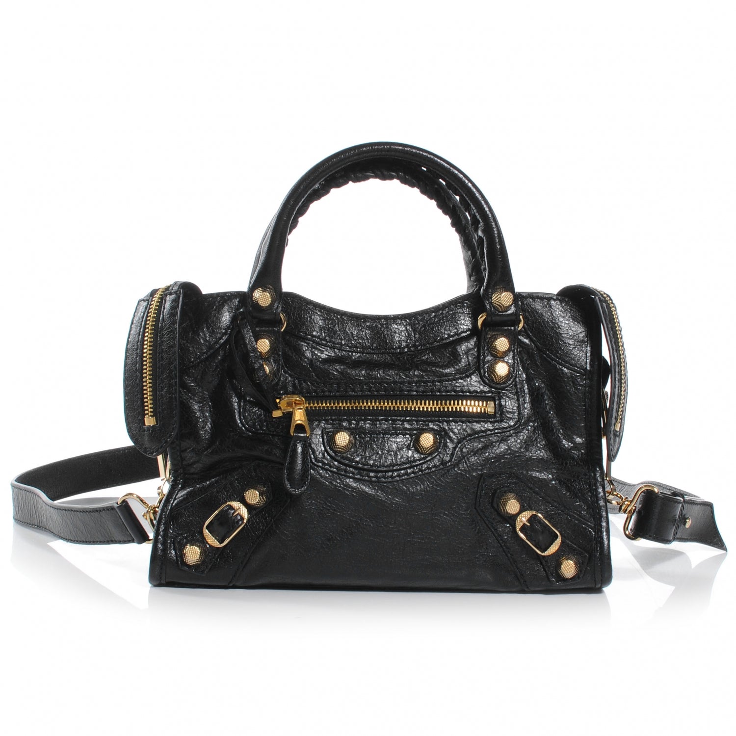 Balenciaga Agneau Giant 12 Gold Hardware Mini City Black 1 of 7