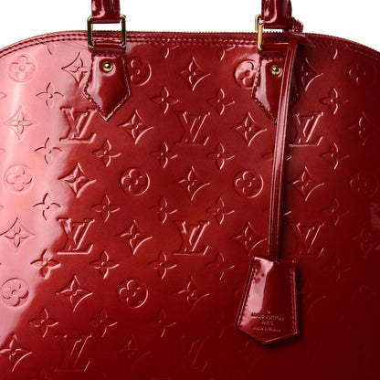 Louis Vuitton Vernis Alma GM Pomme D'Amour 10 of 10