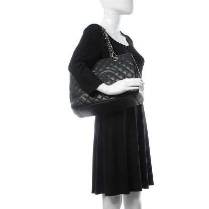 Chanel Caviar Quilted Grand Shopping Tote GST Black 3 of 20