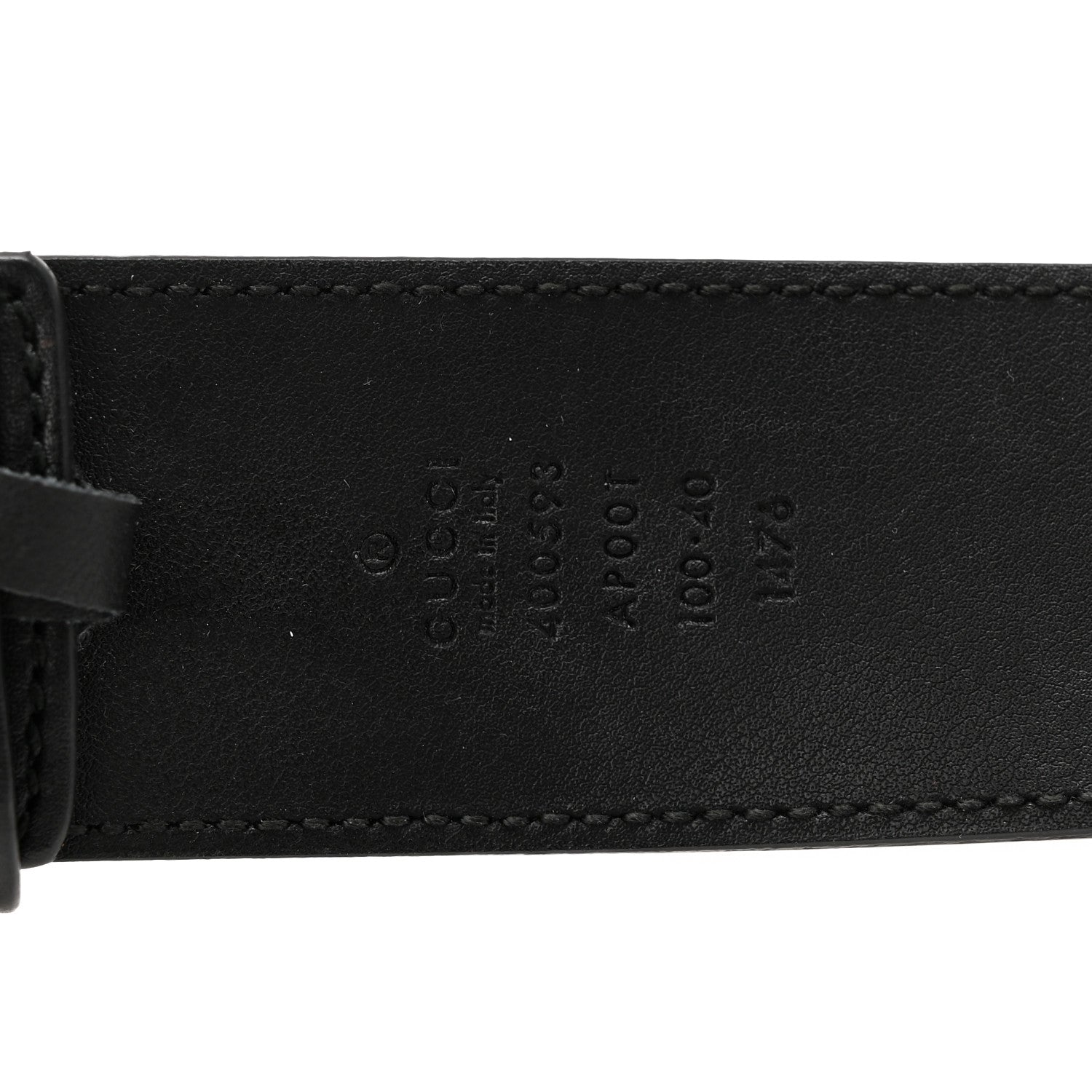 Gucci Calfskin Double G 40mm Belt 100 40 Black 4 of 4