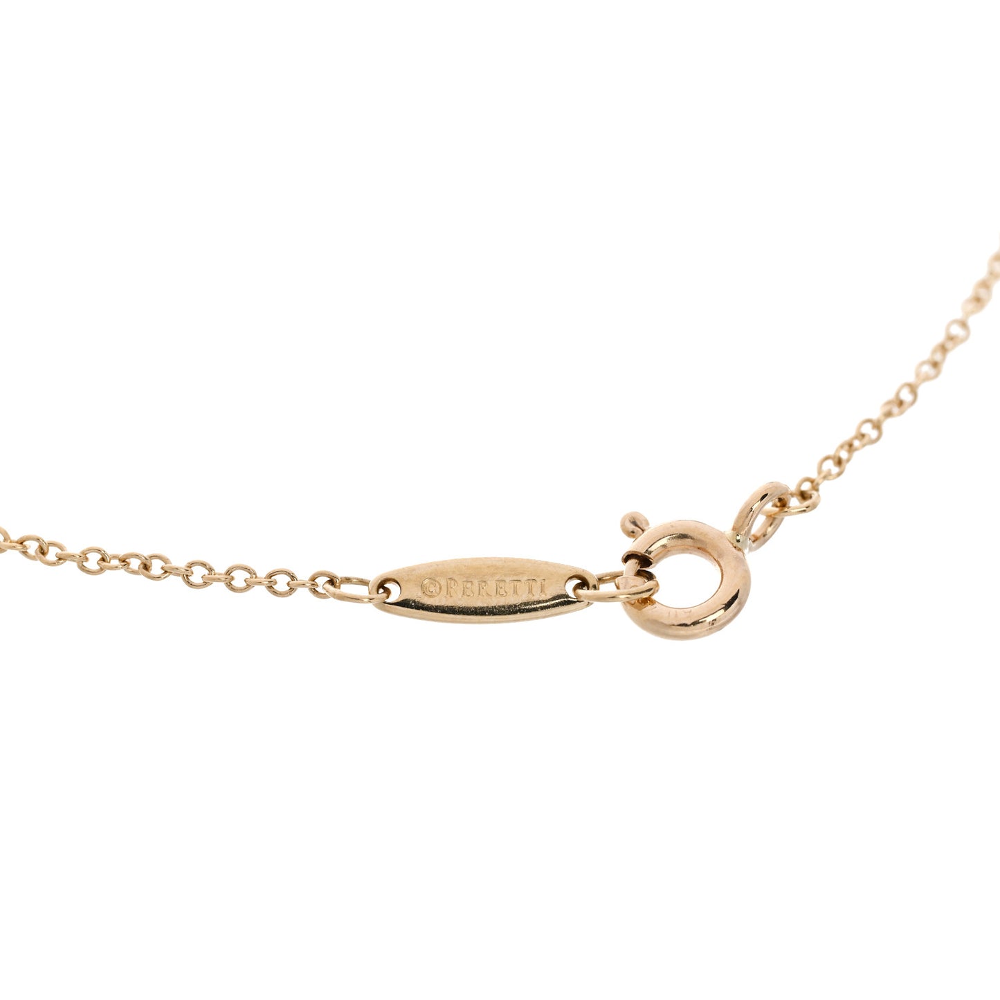 18K Yellow Gold Diamond .15ctw Elsa Peretti Diamonds by the Yard Station Bracelet