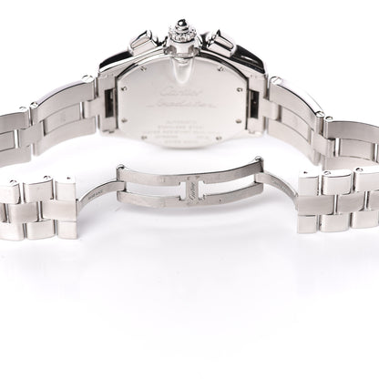 Cartier Stainless Steel 42mm Roadster Chronograph Automatic Watch Black 6 of 7