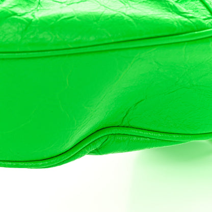 Balenciaga Agneau Arena Crystal Le Cagole Shoulder Bag XS Fluo Green 11 of 14