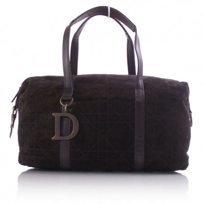 Christian Dior Suede Cannage Bag Brown 3 of 11