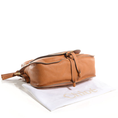 Chloe Calfskin Medium Marcie Satchel Brown Sugar 4 of 9