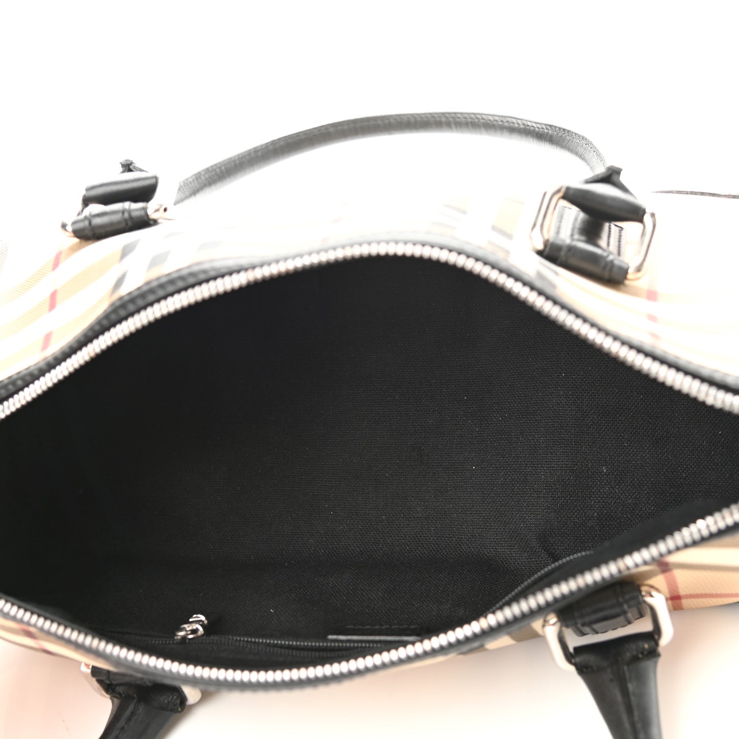 House Check Studded Bowler Black