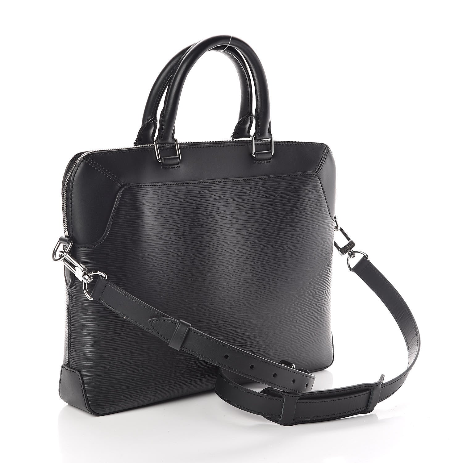 Louis Vuitton Epi Oliver Briefcase Black 3 of 9