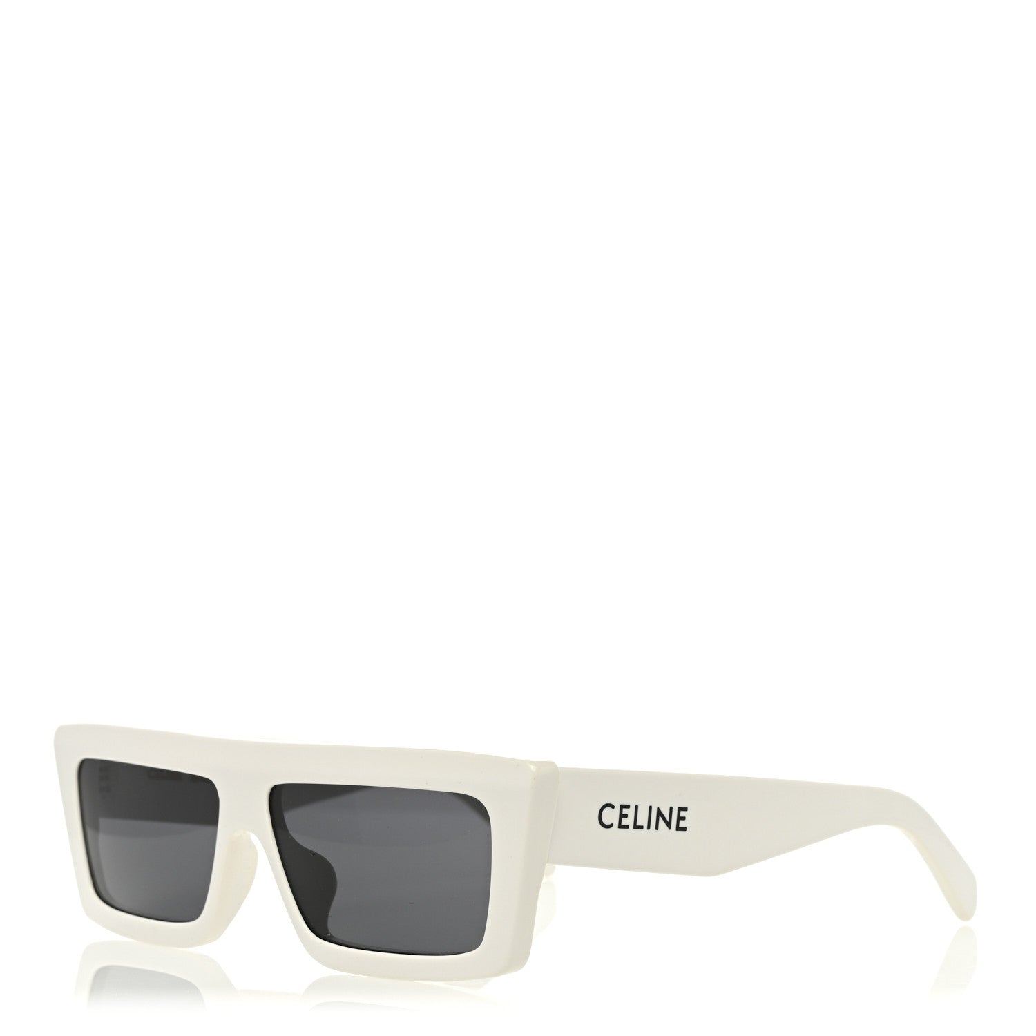 Celine Acetate Monochroms Square Sunglasses CL40214U White 1 of 6