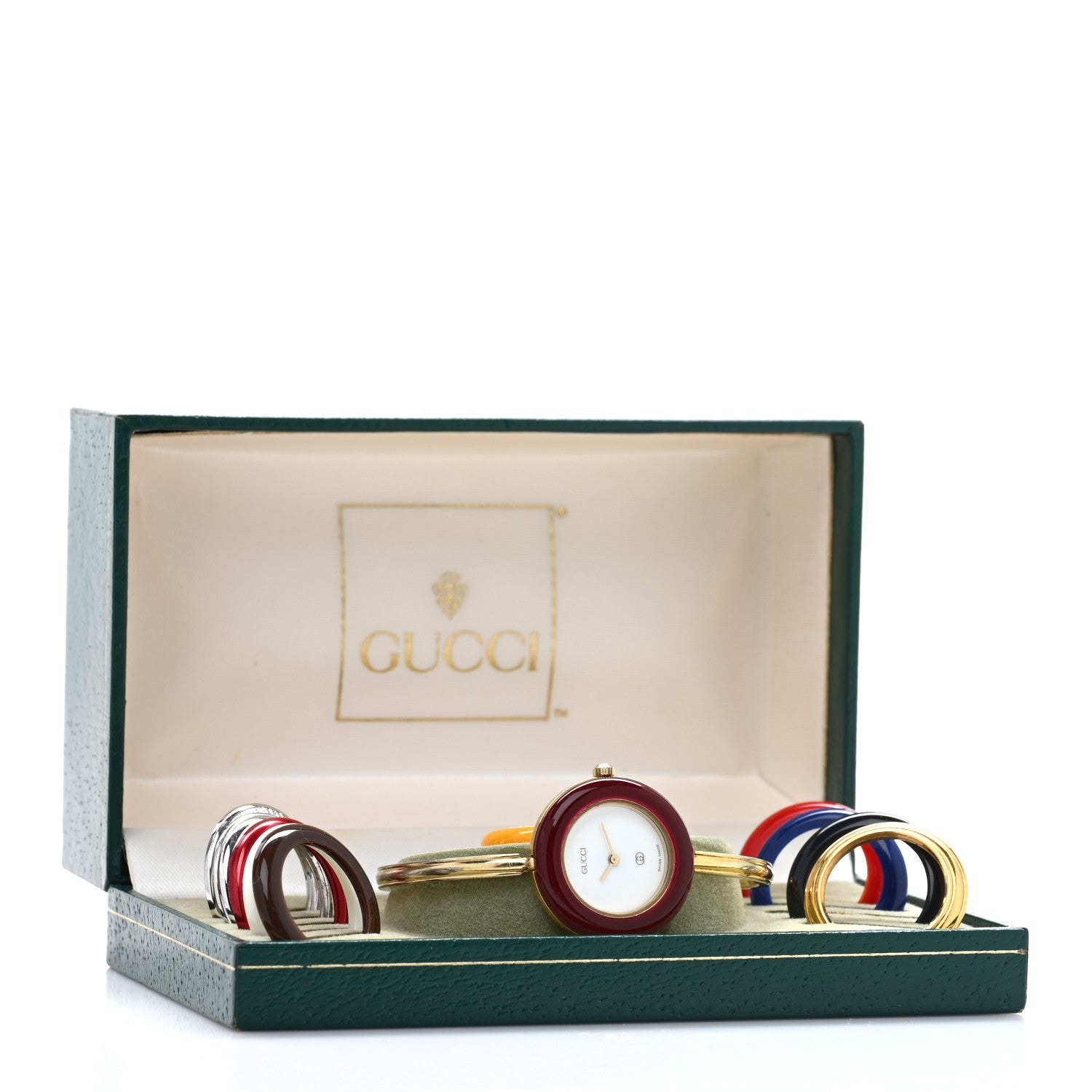 Gucci Stainless Steel 26mm Interchangeable Bezel Quartz Watch 5 of 5