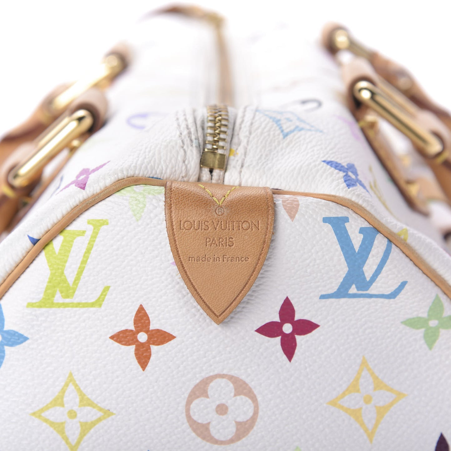 Monogram Multicolor Speedy 30 White