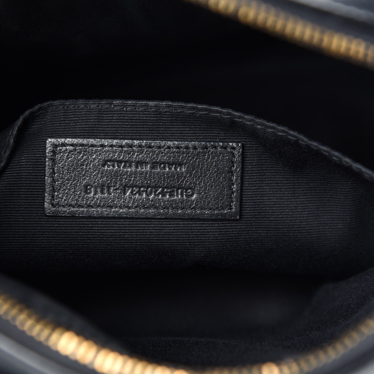 Saint Laurent Calfskin Matelasse Monogram Lou Camera Bag Black 11 of 12
