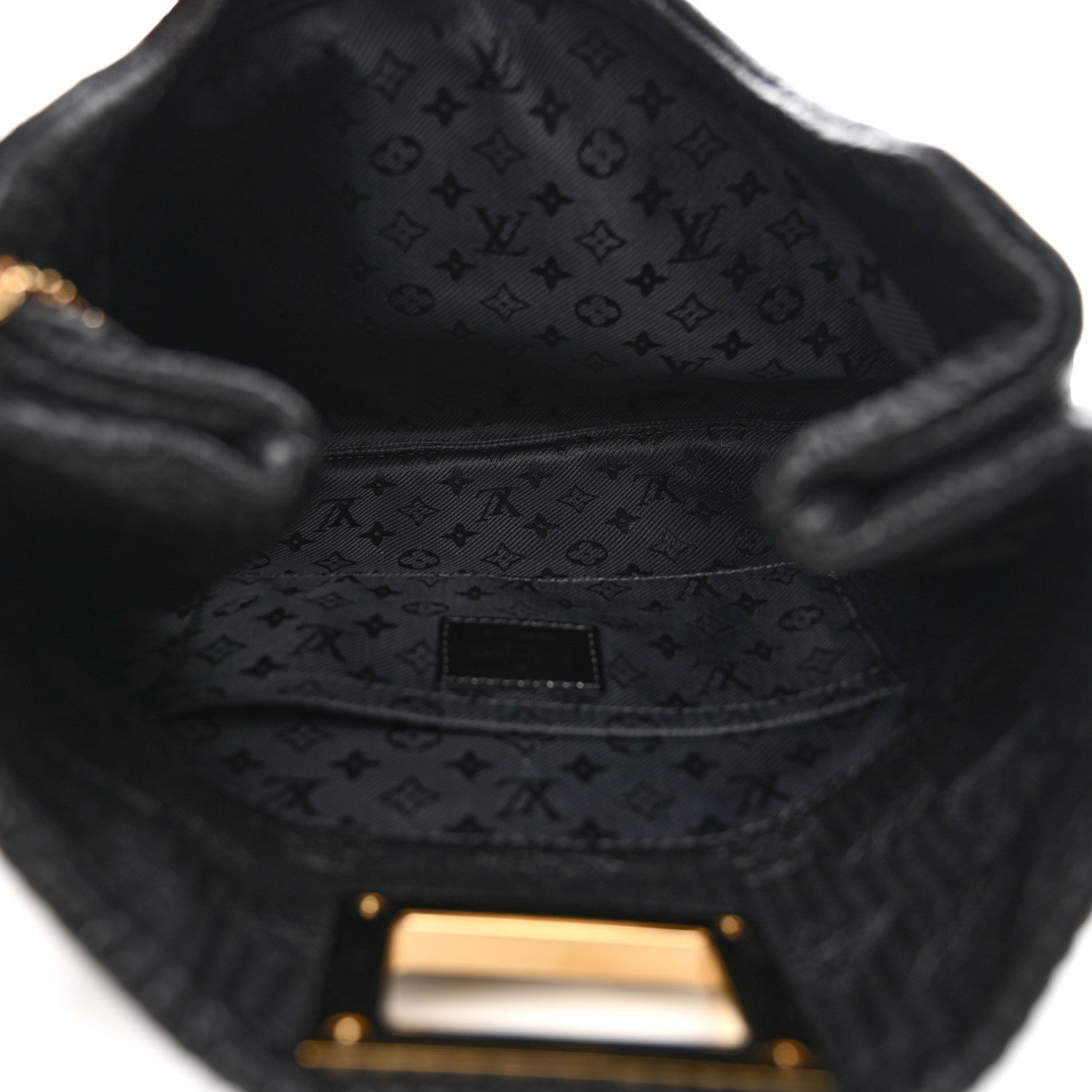 Louis Vuitton Calfskin Quilted Monogram Altair Clutch Black 5 of 6