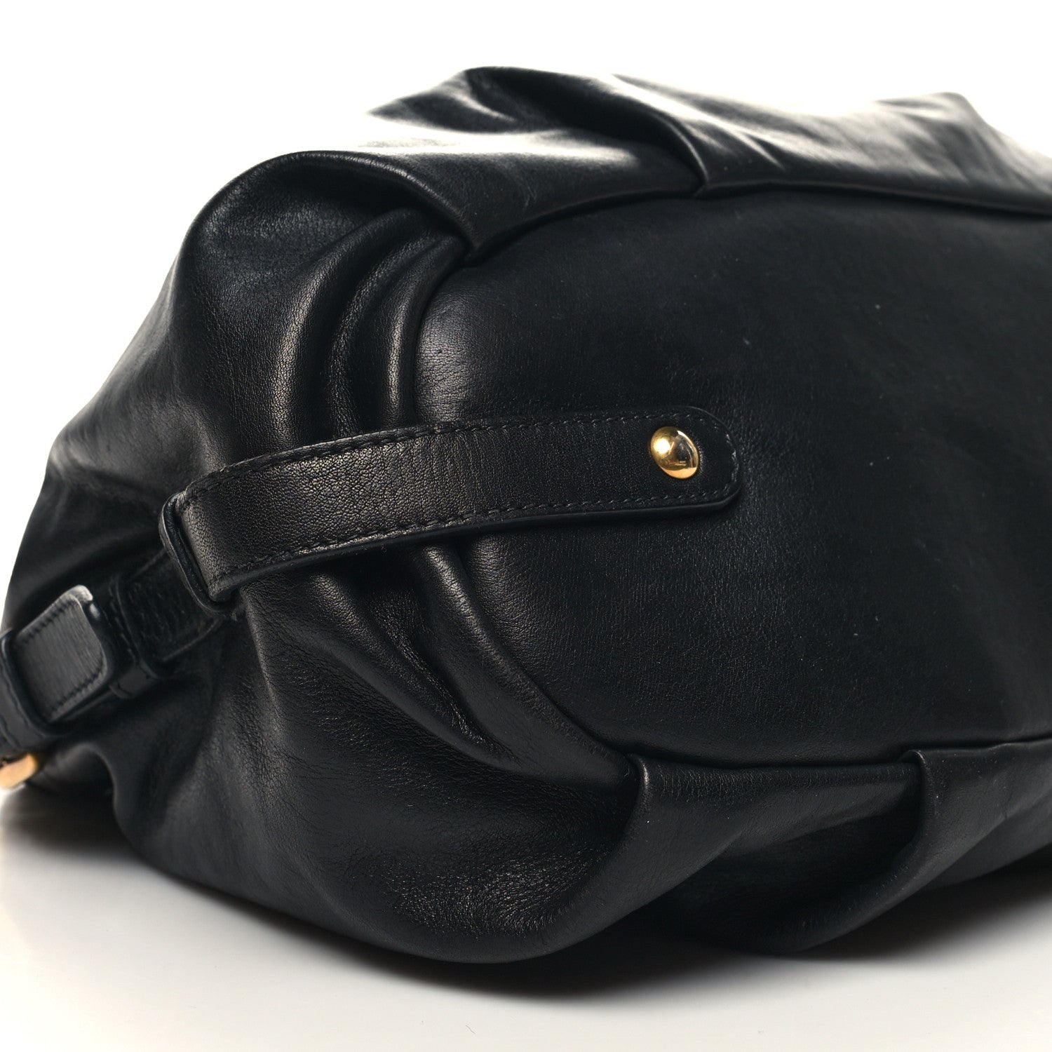 Prada Vitello Soft Calfskin Shopping Satchel Black 8 of 9