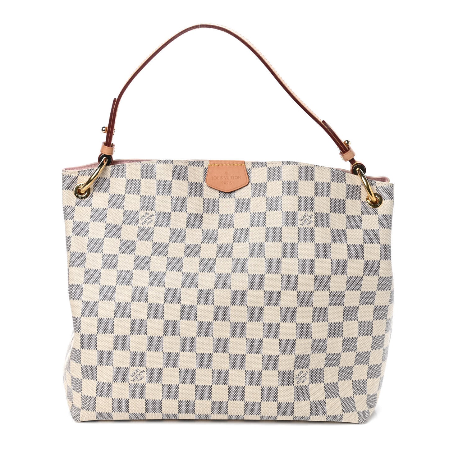 Damier Azur Graceful PM Rose Ballerine