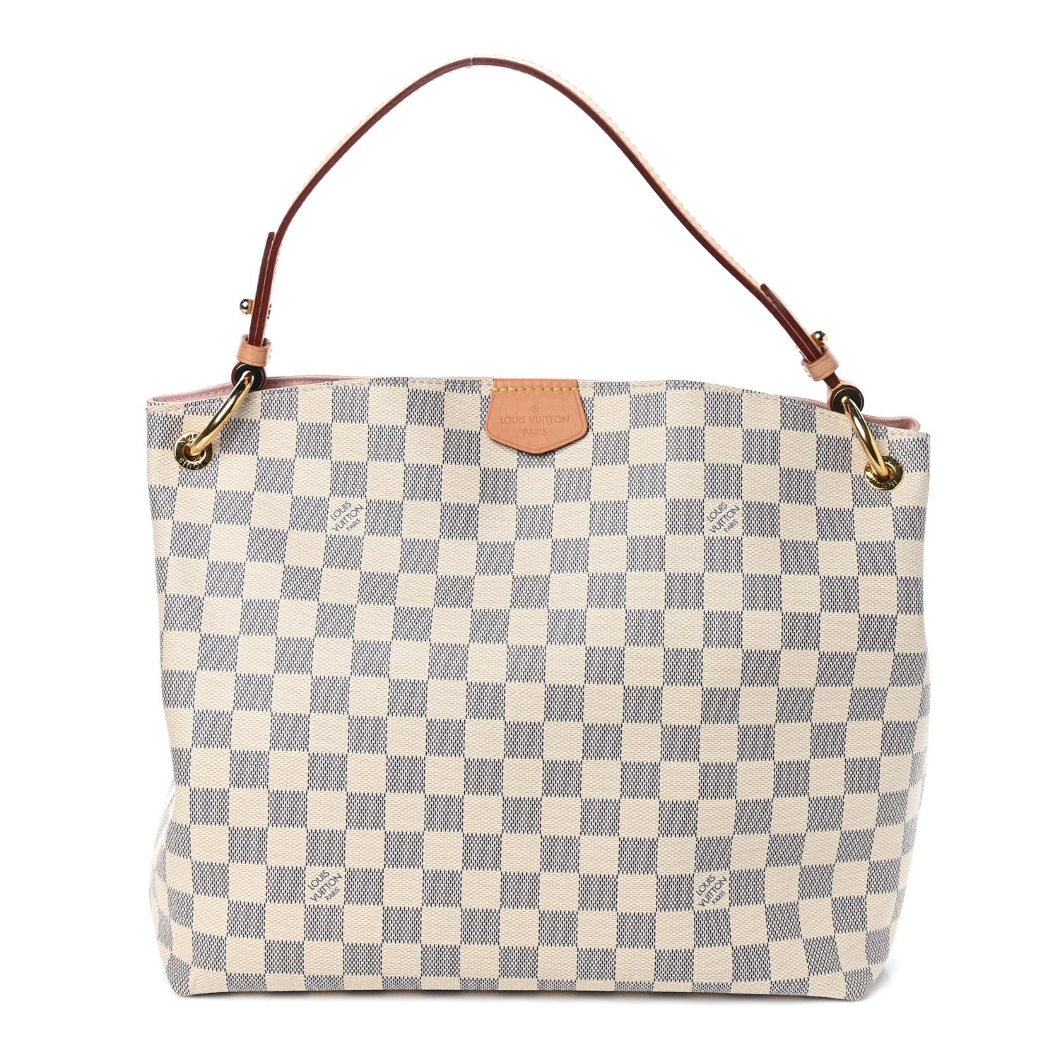 Louis Vuitton Damier Azur Graceful PM Rose Ballerine 1 of 10
