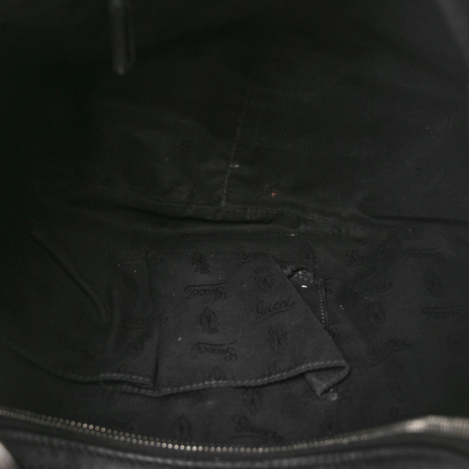 Gucci Guccissima Medium GG Twins Hobo Black 6 of 11