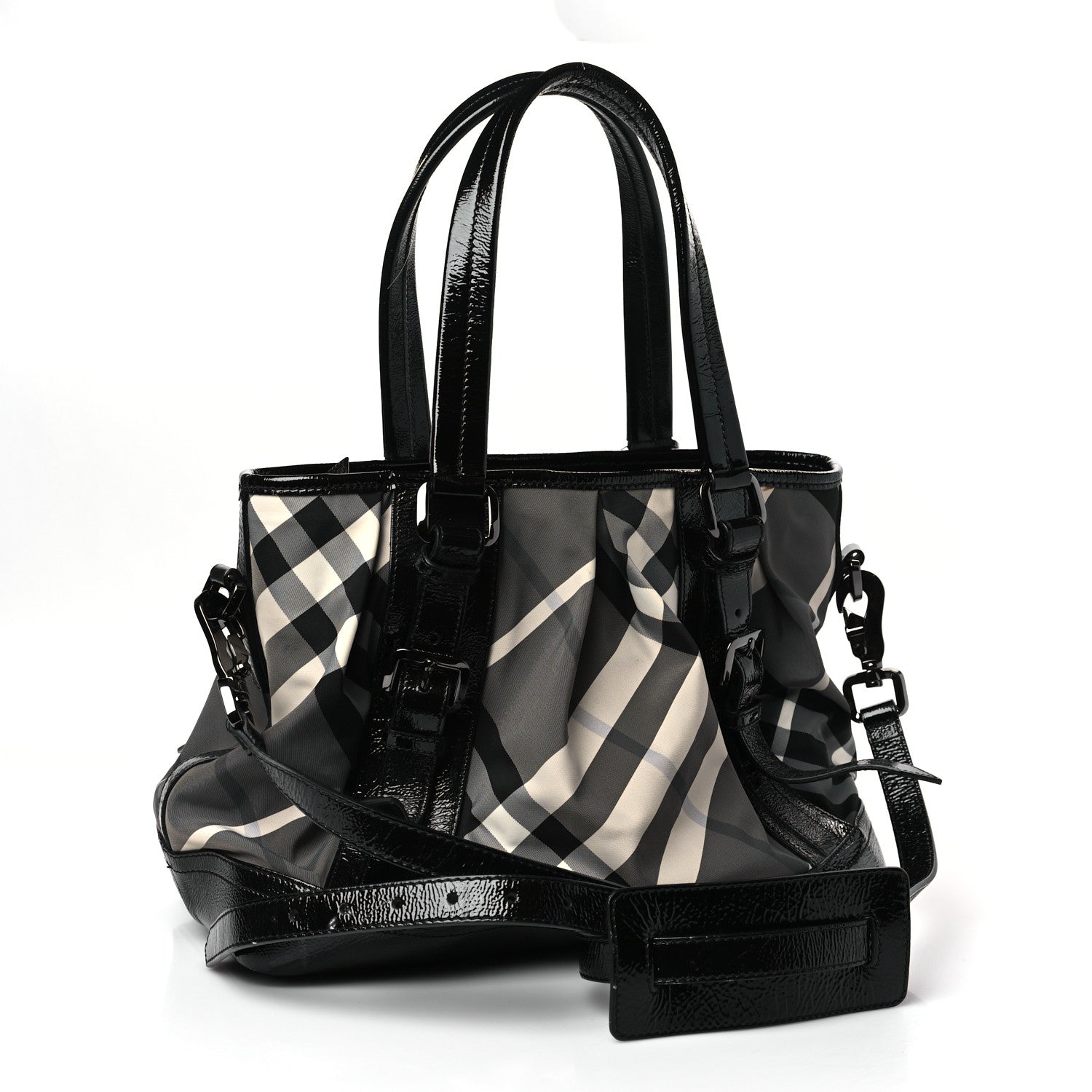 Burberry Nylon Beat Check Lowry Black 3 of 9