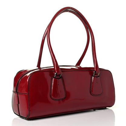Prada Spazzolato Shoulder Bag Porpora 2 of 7