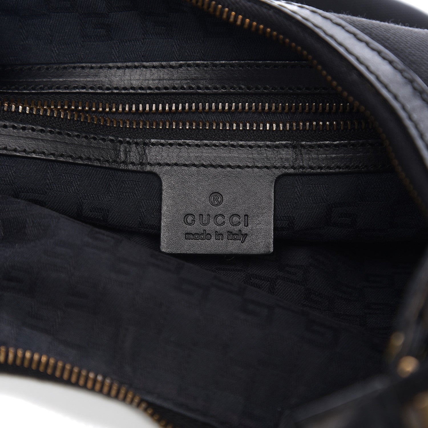 Gucci Canvas Web Hobo Black 5 of 9