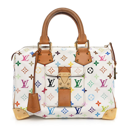 Louis Vuitton Monogram Multicolor Speedy 30 White 1 of 9