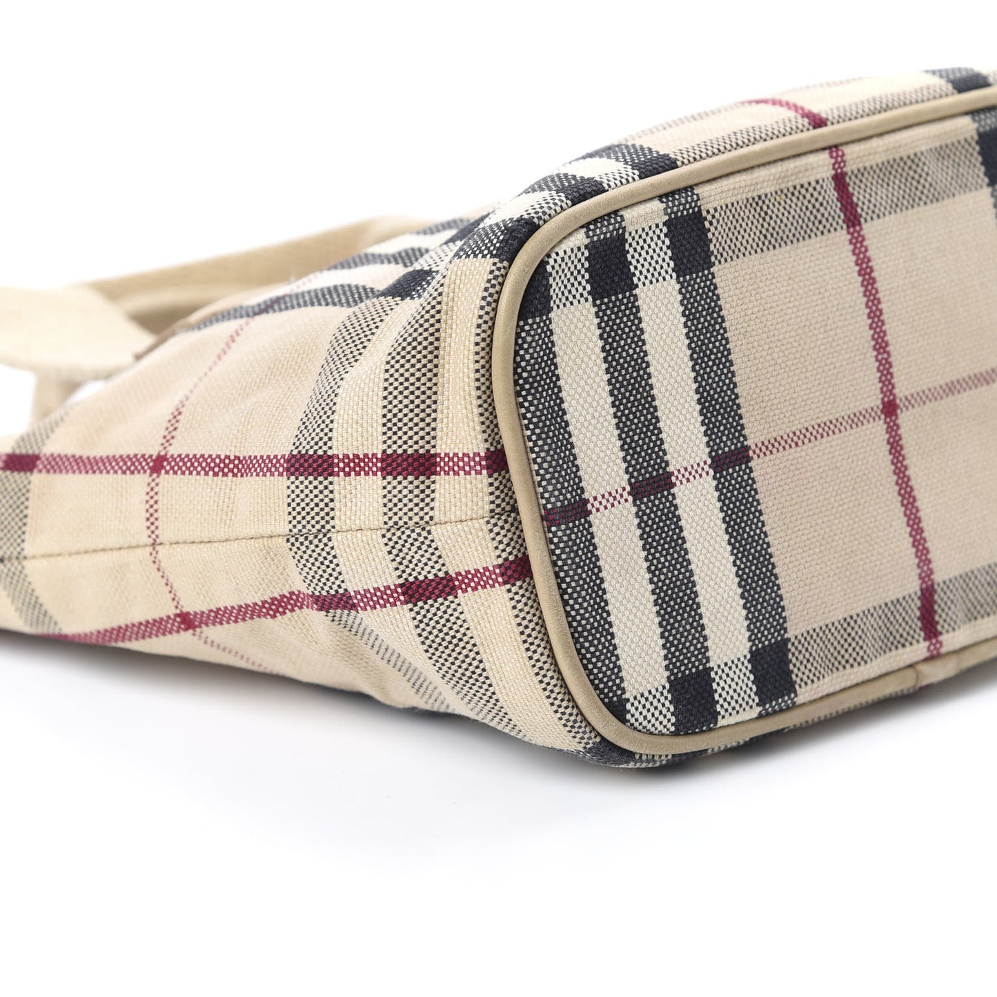 Canvas Vintage Check Mini Tote Beige