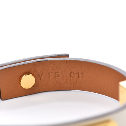 Hermes Swift Mini Dog Clous Carres Bracelet Craie 5 of 5