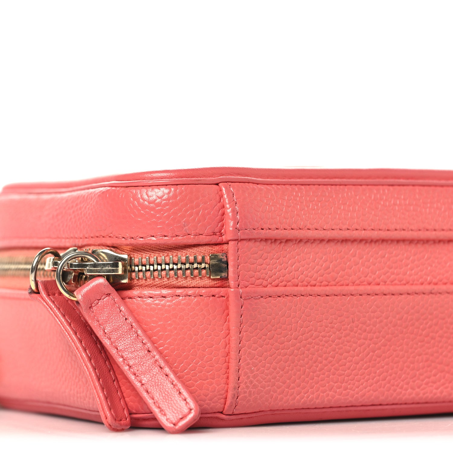 Chanel Caviar Quilted Small CC Filigree Vanity Case Pink 9 of 10
