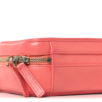 Chanel Caviar Quilted Small CC Filigree Vanity Case Pink 9 of 10