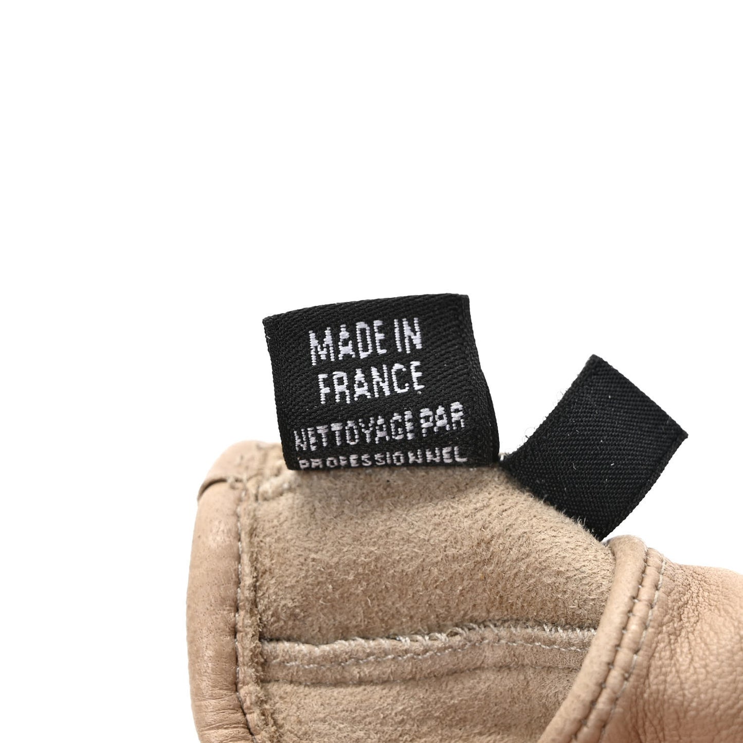 Lambskin Perforated Fingerless Gloves