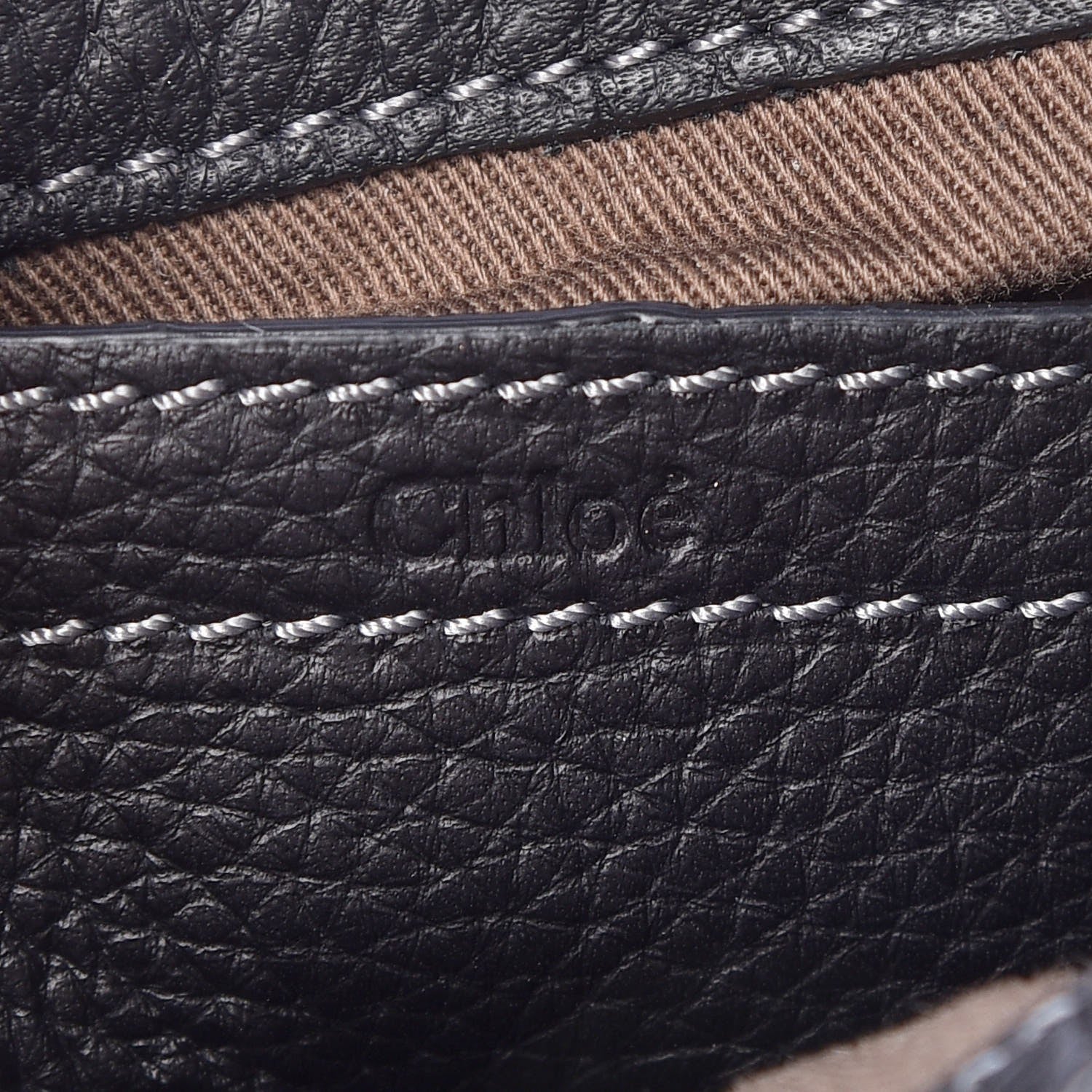 Chloe Calfskin Mini Marcie Round Crossbody Bag Black 6 of 9