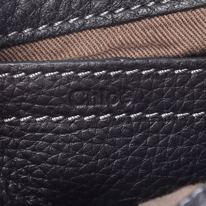 Chloe Calfskin Mini Marcie Round Crossbody Bag Black 6 of 9