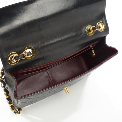 Chanel Lambskin Quilted Jumbo Flap Black 5 of 9