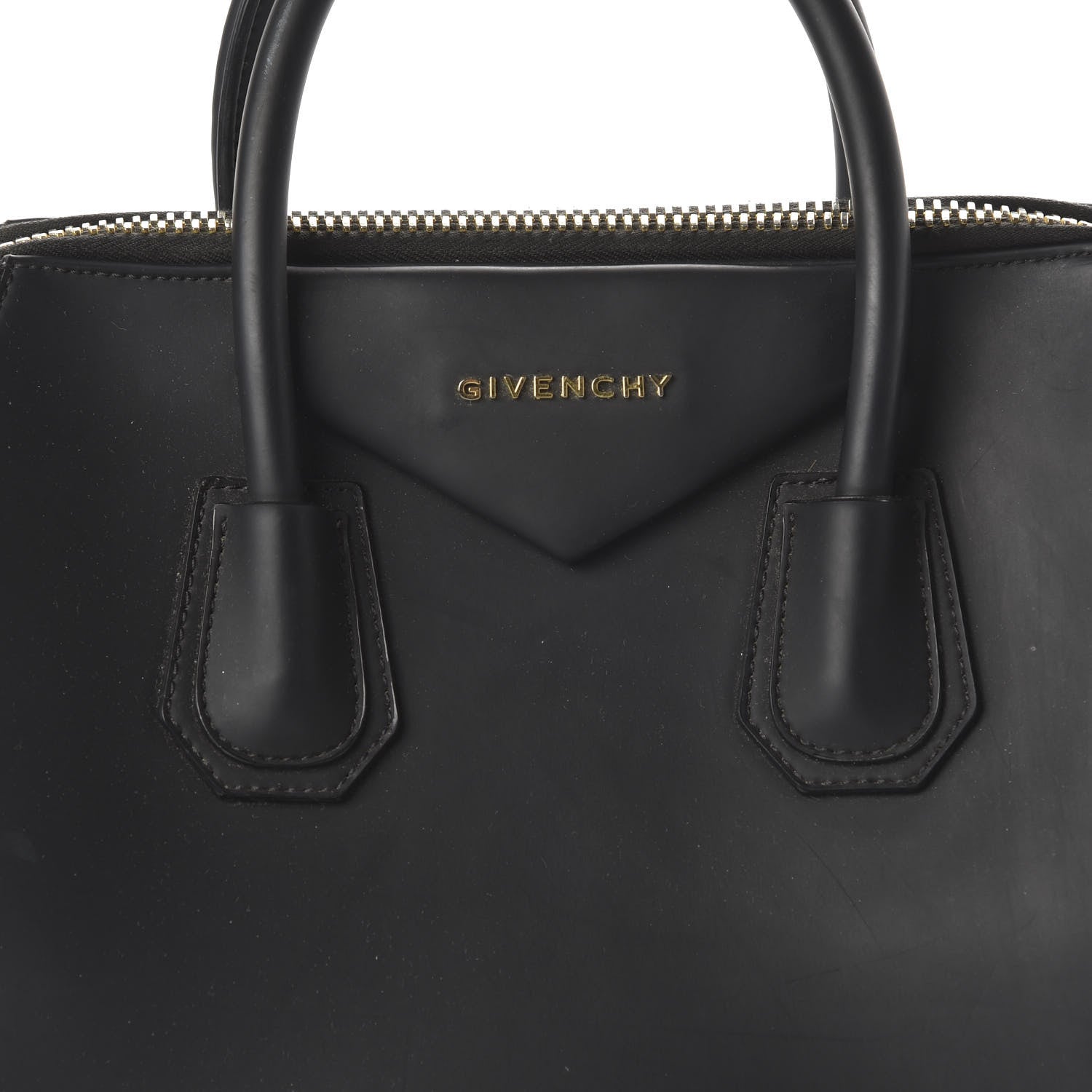 Givenchy Rubber Effect Calfskin Medium Antigona Black 10 of 10