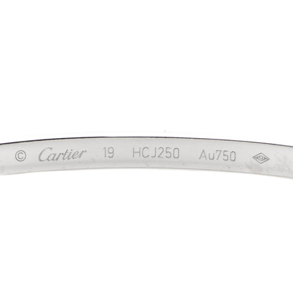 Cartier 18K White Gold 6 Diamond Small LOVE Bracelet 19 4 of 6
