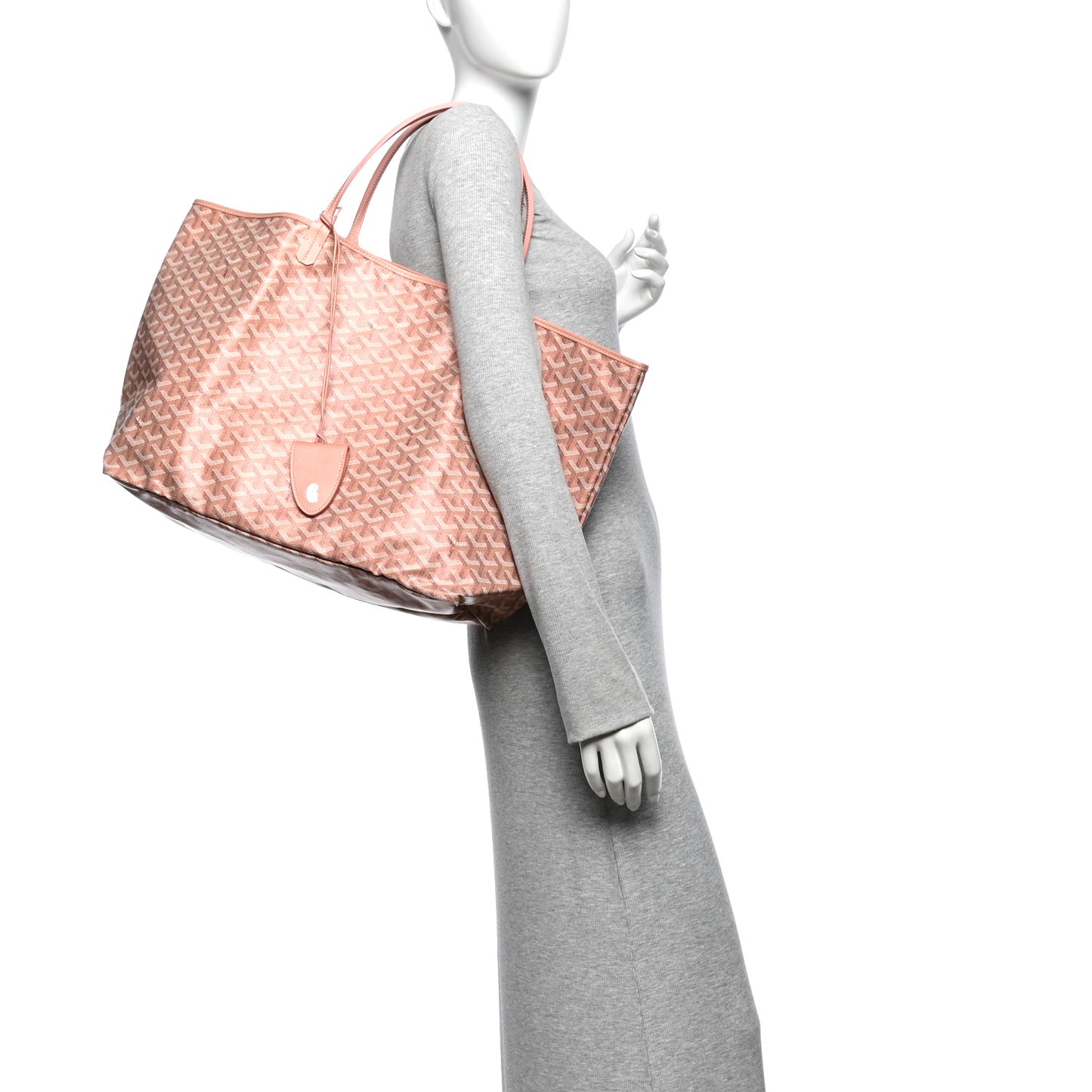 Iridescent Goyardine Saint Louis GM Pearly Coral