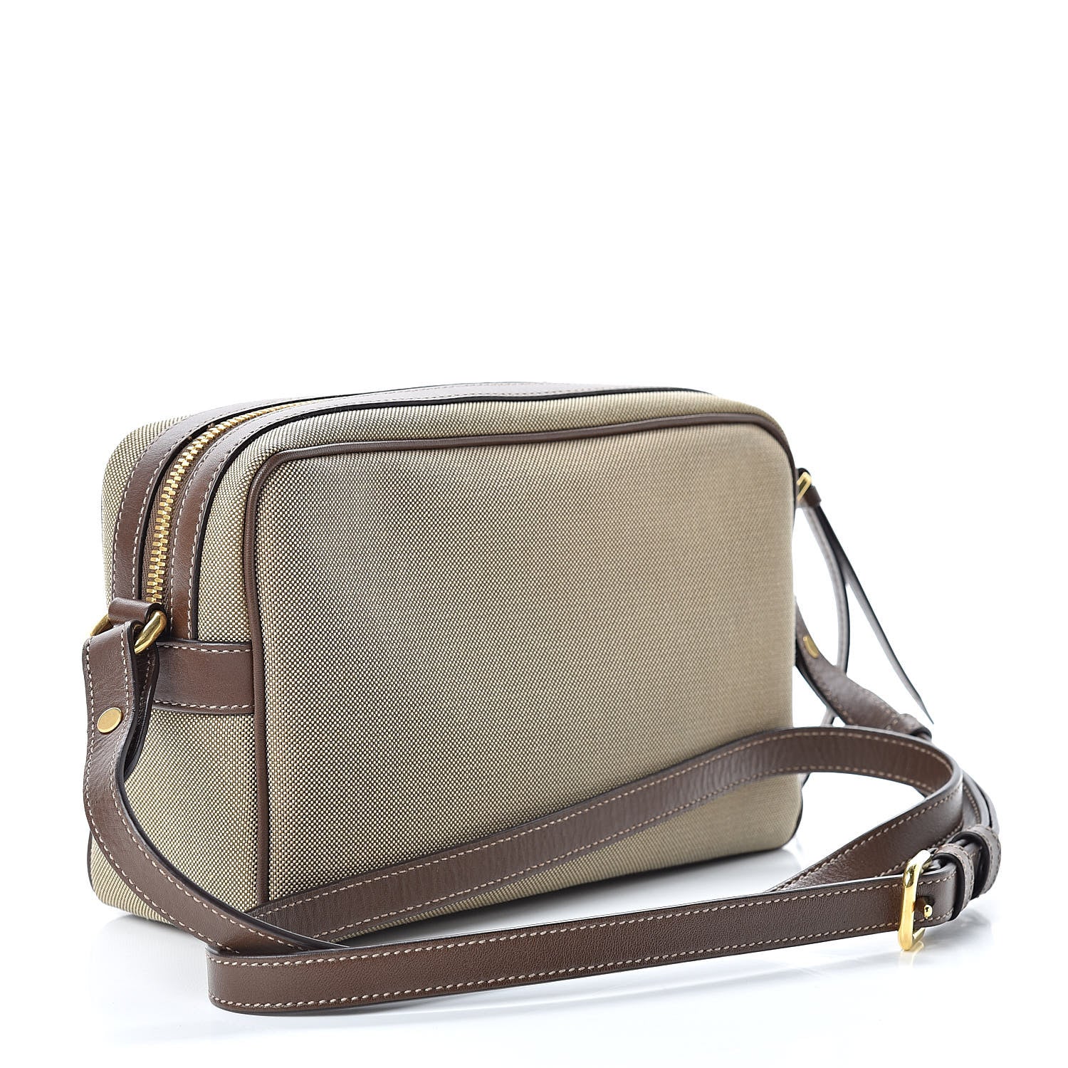 Prada Jacquard Logo Camera Bag Corda Bruciato 3 of 11