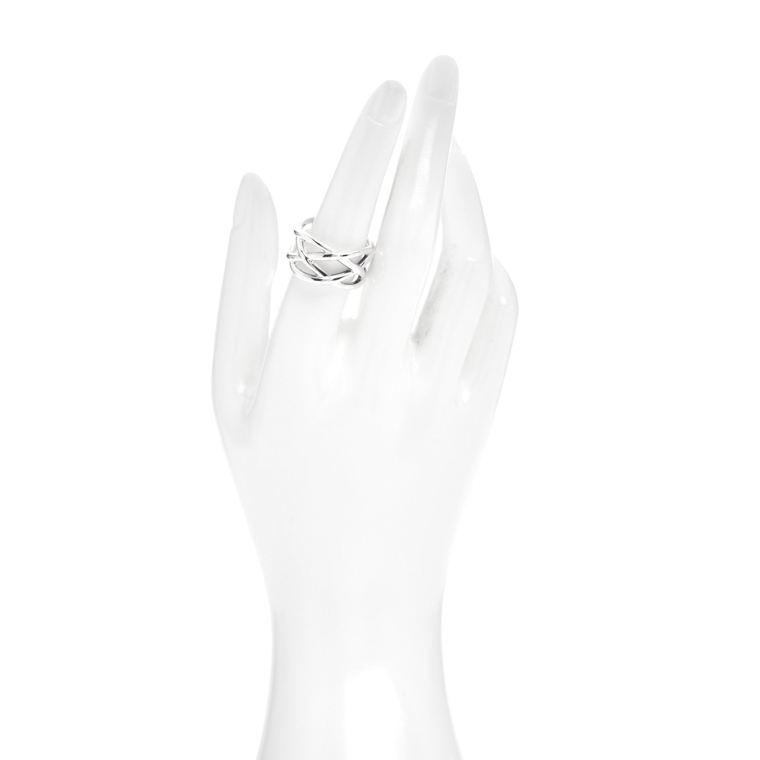 Tiffany Sterling Silver Celtic Knot Ring 55 7.25 2 of 4