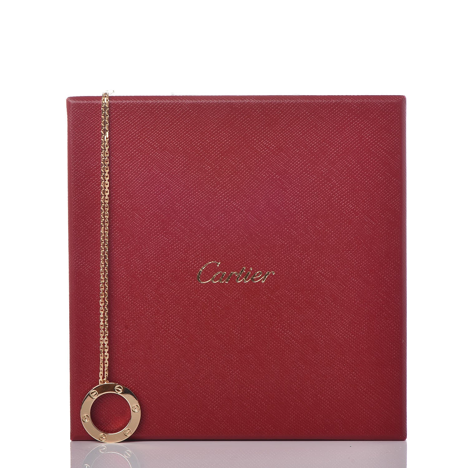 Cartier 18K Yellow Gold LOVE Pendant Necklace 5 of 5
