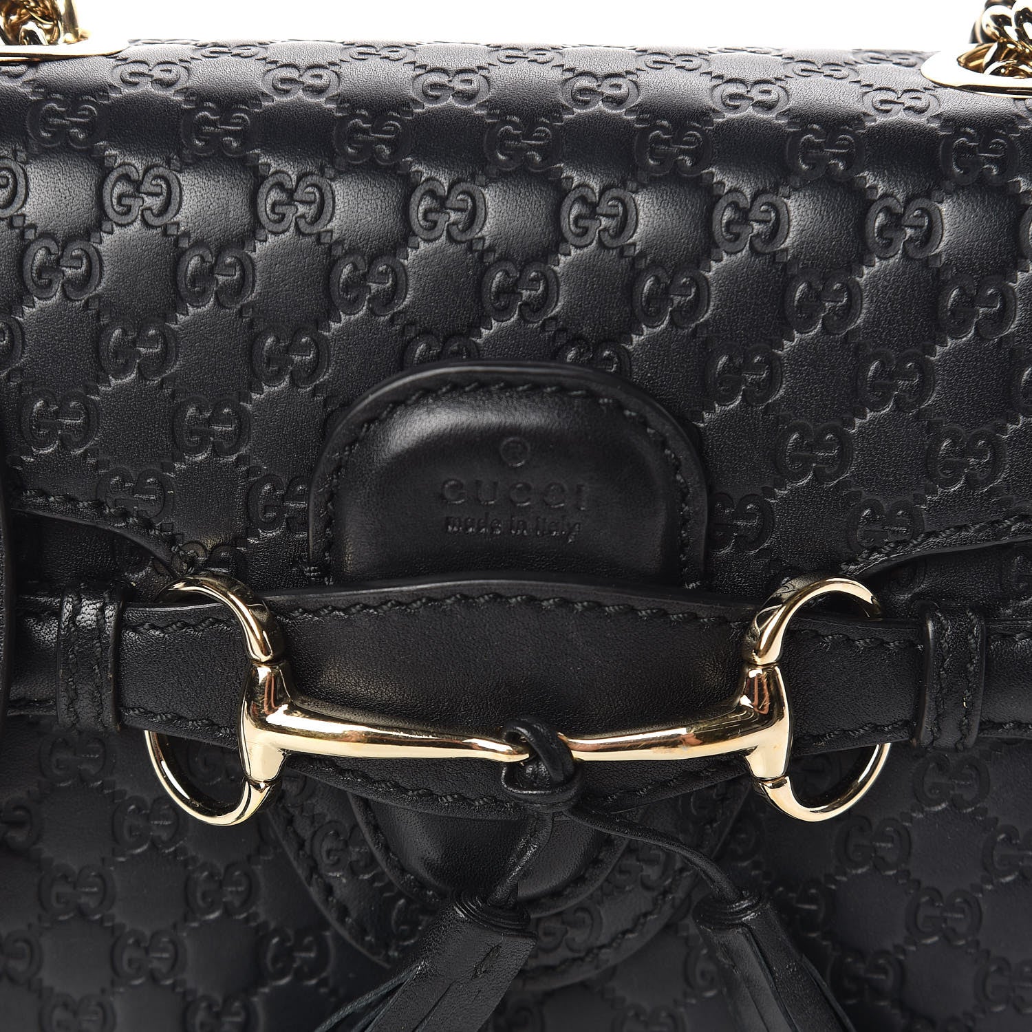 Gucci Microguccissima Mini Emily Shoulder Bag Black 8 of 10
