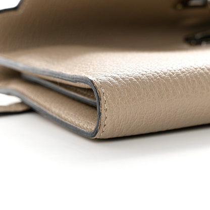 Hermes Chevre Mysore Kelly Longue Wallet Gris Tourterelle 10 of 11