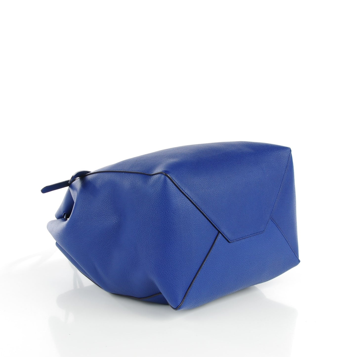 Soft Grained Calfskin Medium Belt Cabas Phantom Indigo