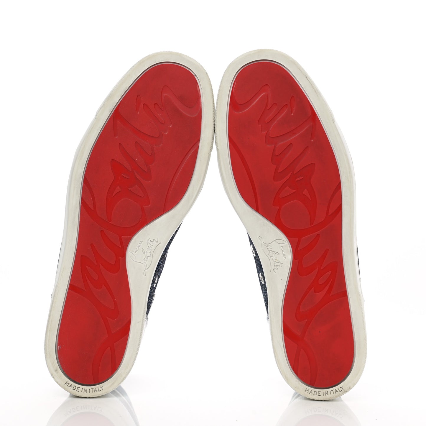 Lame Lou Spikes Flat Sneakers 39 Blue