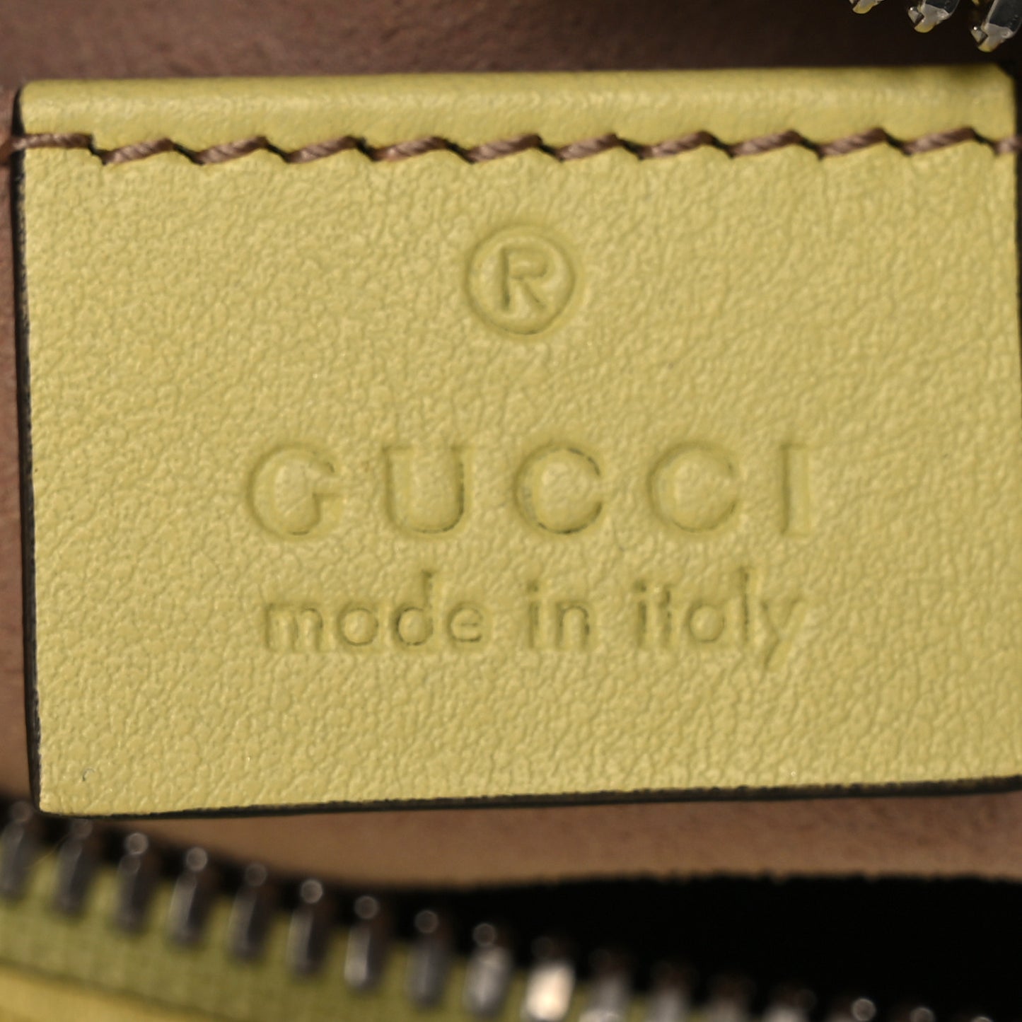 Calfskin Matelasse Small GG Marmont Chain Shoulder Bag Banana