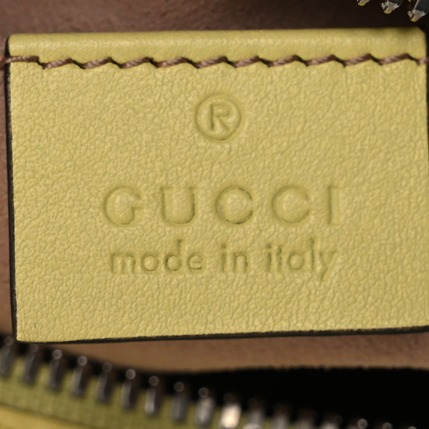 Gucci Calfskin Matelasse Small GG Marmont Chain Shoulder Bag Banana 6 of 10