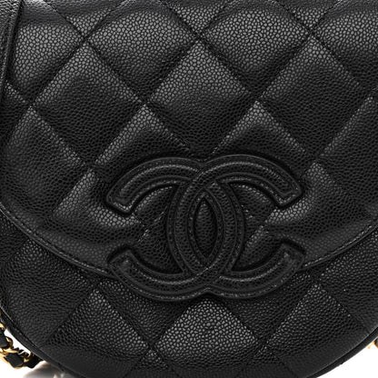Chanel Caviar Quilted Small Messenger Flap Black 7 of 9