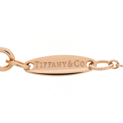 Tiffany 18K Rose Gold Diamond .10ct Elsa Peretti Diamonds by the Yard Bracelet 6 of 9
