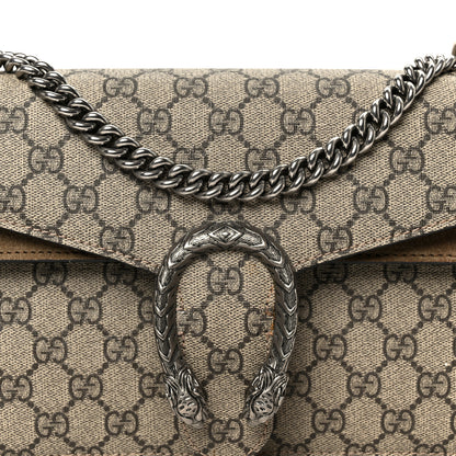 Gucci GG Supreme Monogram Small Dionysus Shoulder Bag Taupe 7 of 11