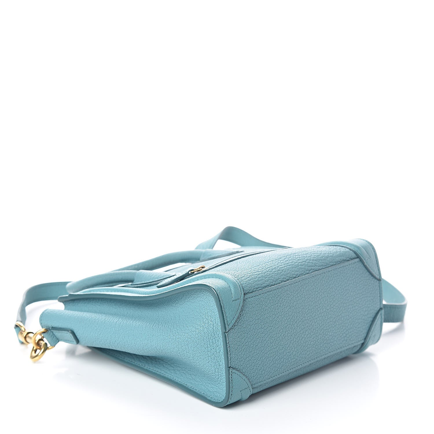 Celine Goatskin Nano Luggage Antarctic 4 of 8