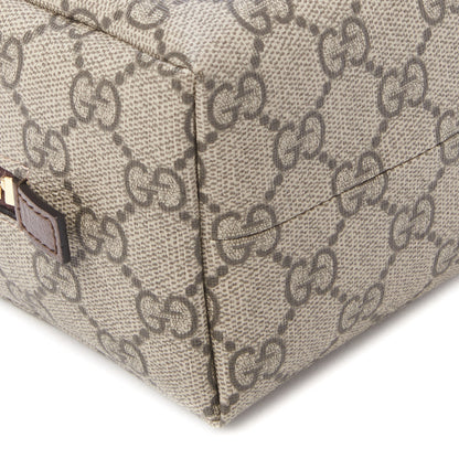 Gucci Soft GG Supreme Monogram Calfskin Medium Ophidia Cosmetic Case Beige Ebony New Acero 5 of 9